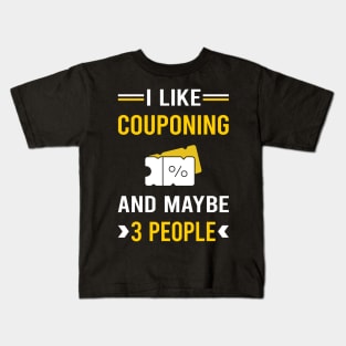 3 People Couponing Coupon Coupons Couponer Kids T-Shirt